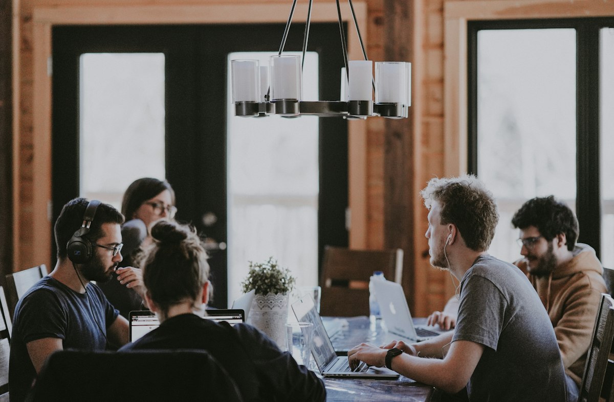 SkySparrows travel team working together on customer bookings